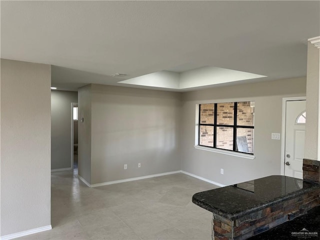 view of unfurnished living room