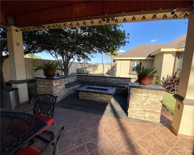 view of patio / terrace featuring area for grilling