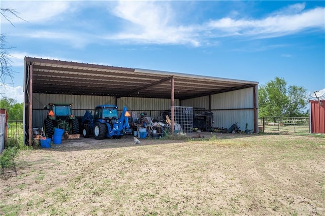 view of outbuilding