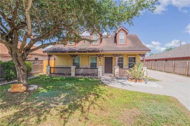 4116 N Flores St, Edinburg, TX 78541 - view of front of home with covered porch and stucco siding