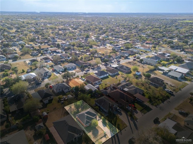 drone / aerial view featuring a residential view