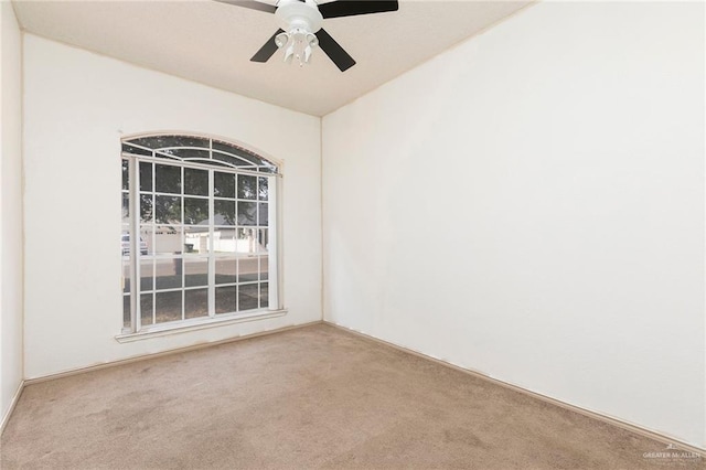2109 E 28th St, Mission, TX 78574 - carpeted empty room featuring a ceiling fan