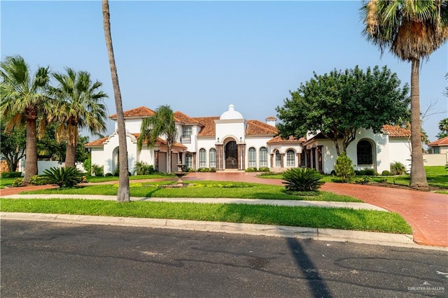 view of mediterranean / spanish house