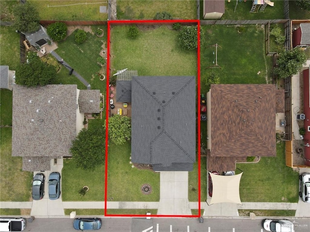 408 Bernal St, Edinburg, TX 78539 - aerial overview of property's location with property boundaries highlighted