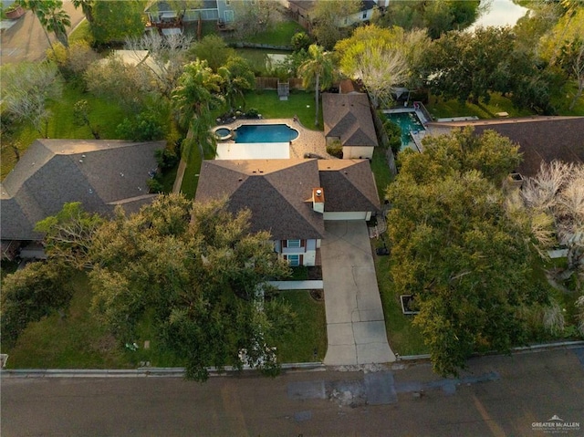 2405 E Lazy Lake Dr, Harlingen, TX 78550 - aerial view of property's location with a pool
