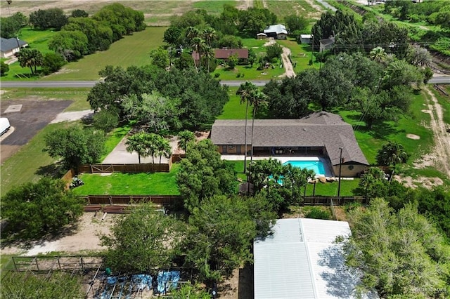 18064 Garrett Rd, Harlingen, TX 78552 - view from above of property featuring a pool area