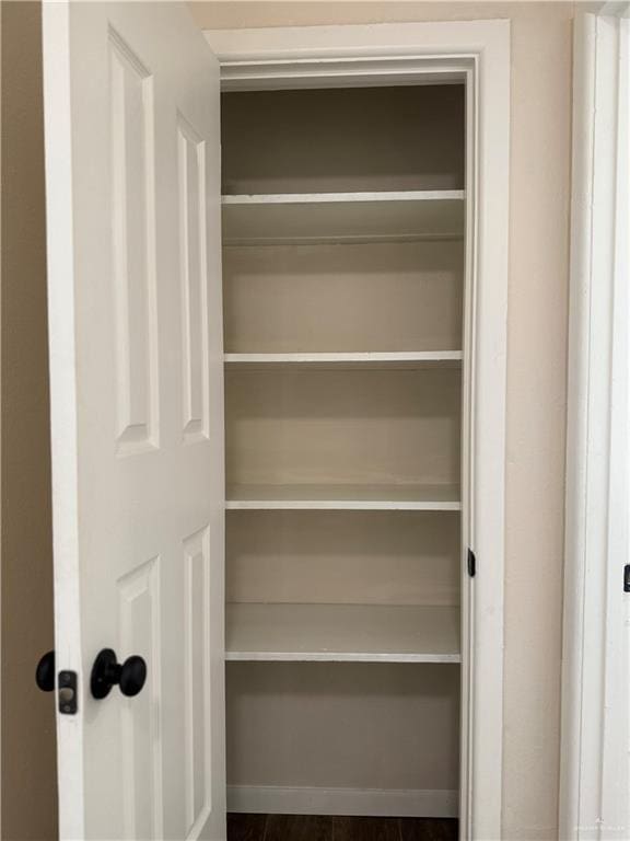 view of closet