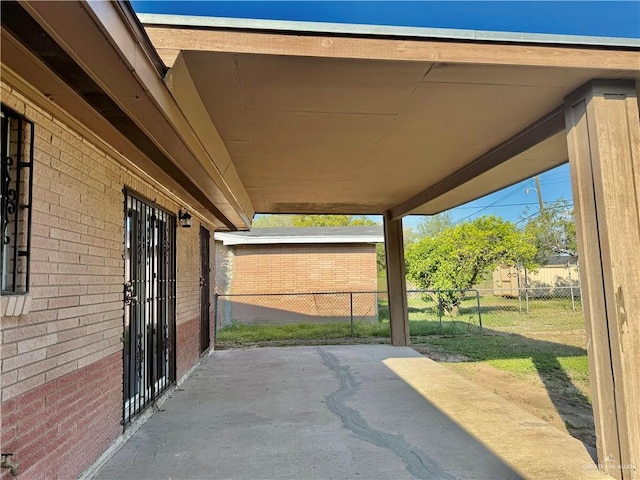 view of patio