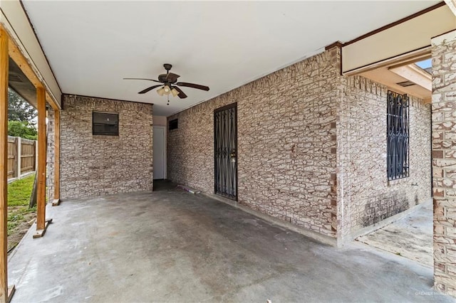 2117 S 30 1/2 St, Mcallen, TX 78503 - view of patio / terrace featuring ceiling fan