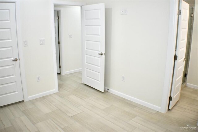 interior space featuring light hardwood / wood-style flooring