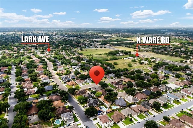 6800 N 35th St, Mcallen, TX 78504 - bird's eye view featuring a residential view