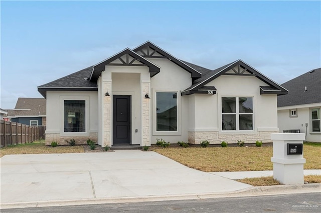 view of front of home