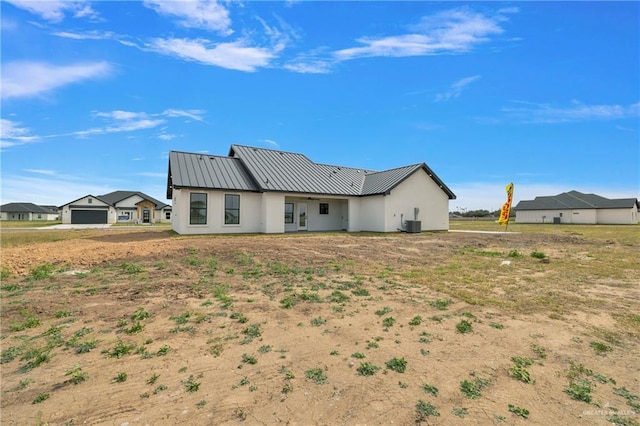 view of back of property