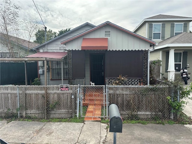 view of bungalow-style house