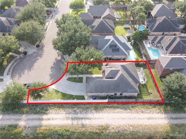 2600 Northgate Ln, Mcallen, TX 78504 - bird's eye view featuring a residential view