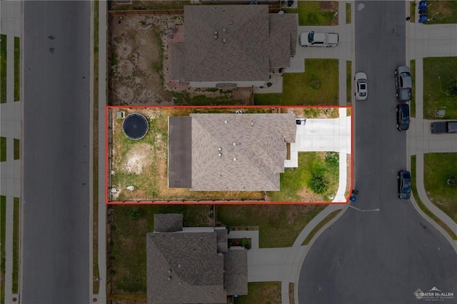 7719 N 39th Ln, Mcallen, TX 78504 - aerial view of property and surrounding area with property parcel outlined