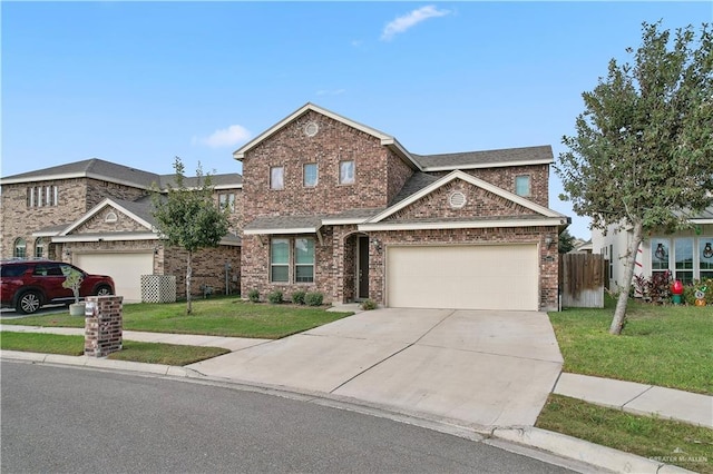 view of front of house featuring a front yard