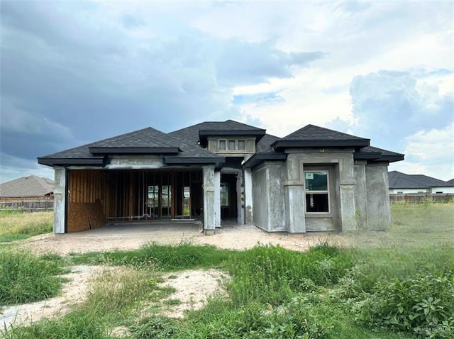 view of rear view of house