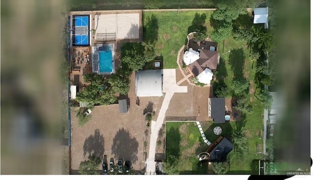 420 N Mayberry Rd, Alton, TX 78573 - aerial view of property and surrounding area