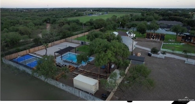 420 N Mayberry Rd, Alton, TX 78573 - aerial view of a pool area