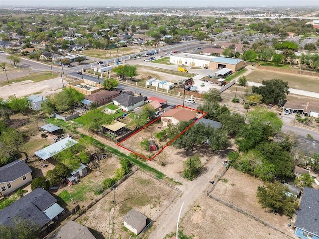 birds eye view of property featuring a residential view