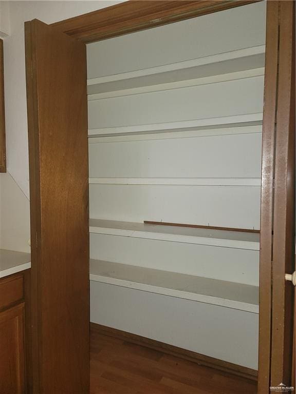 view of closet