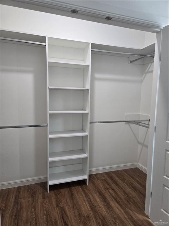 901 E Yuma Ave Unit 206, Mcallen, TX 78503 - spacious closet with dark wood-style floors