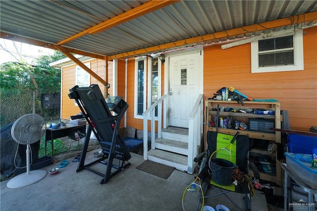 view of property entrance