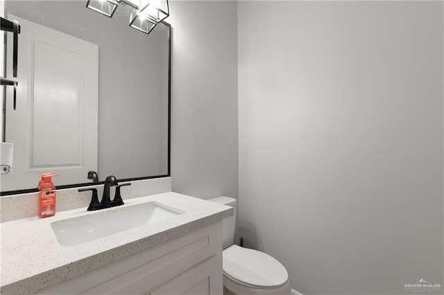 3702 Bea Ave, Harlingen, TX 78552 - half bath with vanity and toilet
