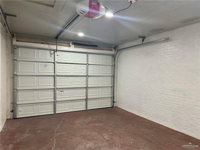 808 Tennessee Ave, Weslaco, TX 78596 - garage featuring a garage door opener