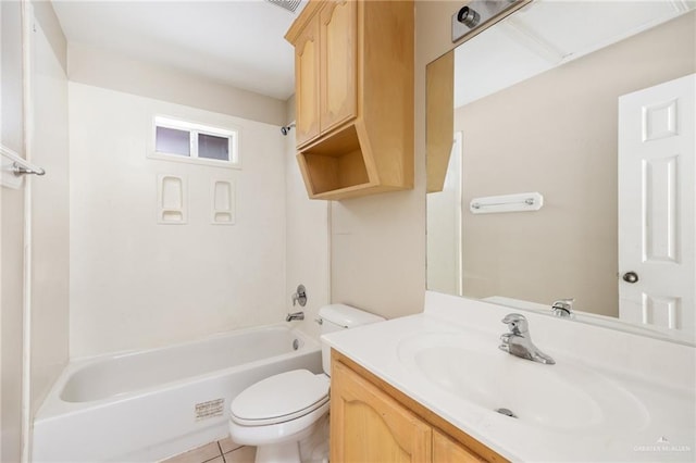 1504 Prosperity Dr, Edinburg, TX 78541 - full bathroom featuring toilet, vanity, and shower / bath combination