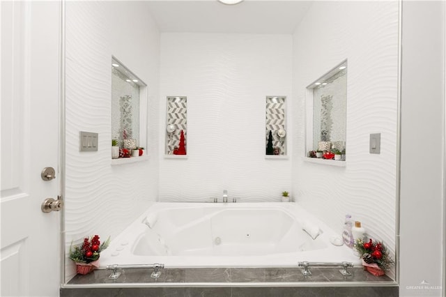 3108 E Bella Vista Ave, Alton, TX 78573 - full bathroom with a tub with jets