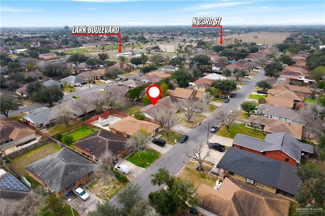 2013 Mynah Ave, Mcallen, TX 78504 - bird's eye view with a residential view