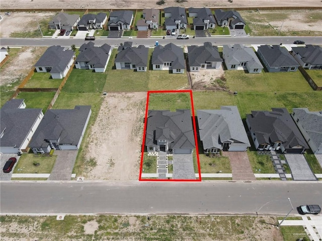1012 Azalea St, Mission, TX 78573 - drone / aerial view with a residential view