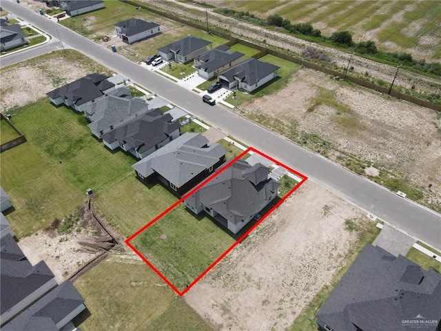 1012 Azalea St, Mission, TX 78573 - birds eye view of property with a residential view