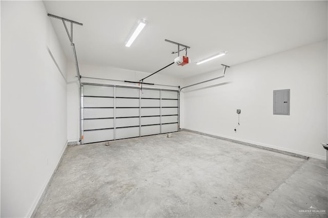2413 N Woody St, Edinburg, TX 78541 - garage with electric panel and a garage door opener