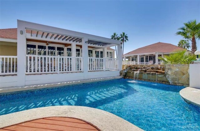 200 Padre Blvd Unit 2102, South Padre Island, TX 78597 - pool with fence