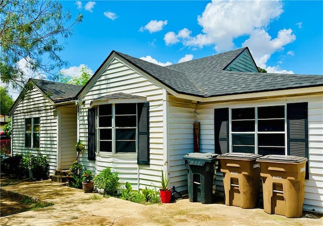 view of rear view of property