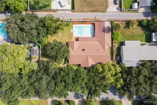 106 E Ithaca Ave, Mcallen, TX 78501 - drone / aerial view of a pool