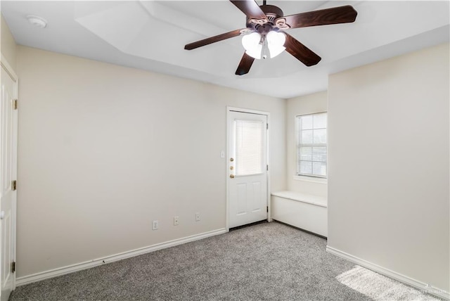 1711 Solar Dr, Mission, TX 78574 - unfurnished room with light carpet, baseboards, a ceiling fan, and a smoke detector