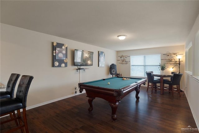 3502 Plantation Grove Blvd, Mission, TX 78572 - game room featuring wood finished floors and billiards