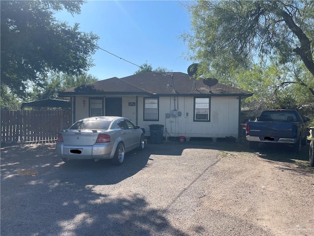 view of ranch-style house