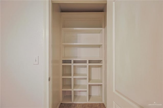 view of closet