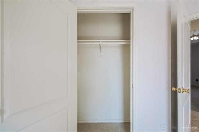 view of closet