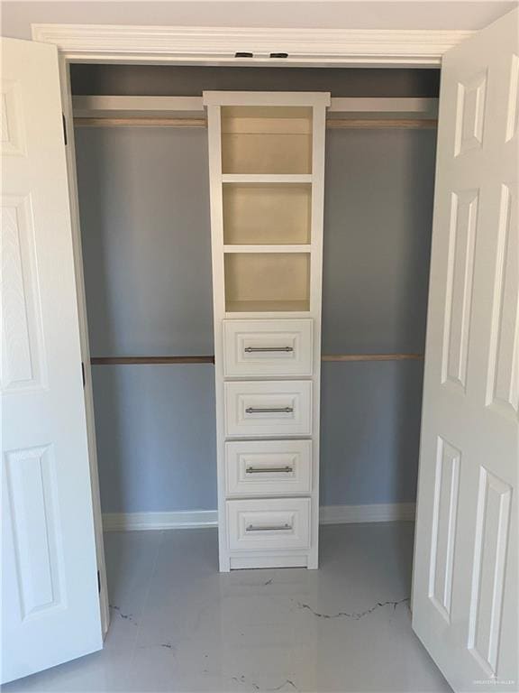 view of closet