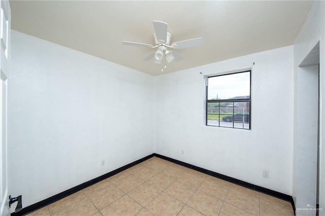201 E Durango Dr, Pharr, TX 78577 - empty room featuring a ceiling fan and baseboards