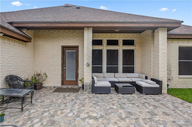 view of patio / terrace featuring outdoor lounge area