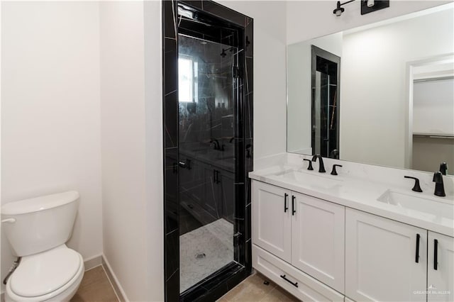 405 S 23rd St, Hidalgo, TX 78537 - bathroom with a stall shower and double vanity