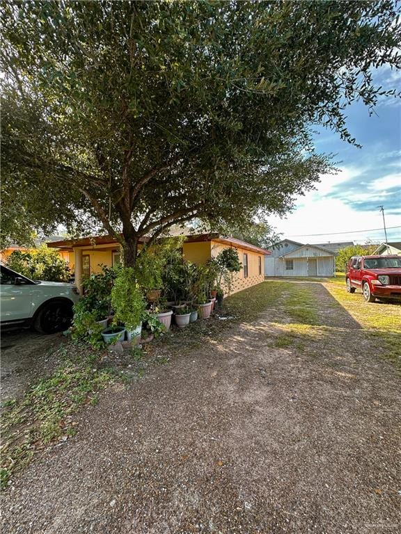 view of front of home