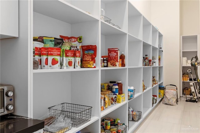 view of pantry